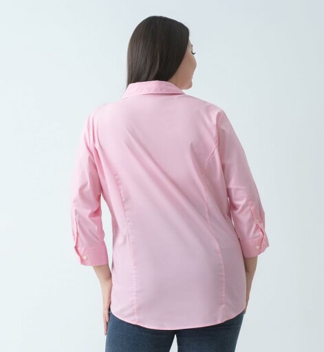 Plus Size 3/4 Sleeve Shirts