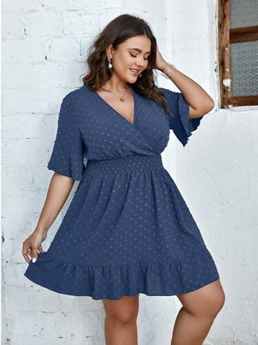 SCOMCHIC Plus Size Casual Summer Dress