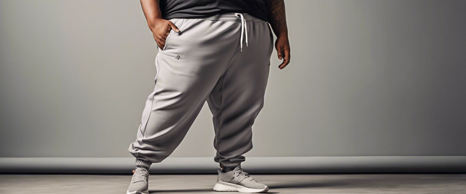 Comfortable plus-size joggers