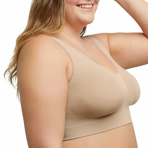 JUST MY SIZE Hanes Women's Seamless Bralette