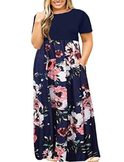 Kancystore Plus Size Maxi Dress